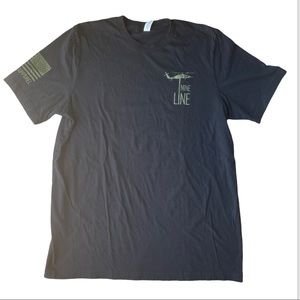 Men’s Nine Line Apparel Black Uncommon Valor Short Sleeve Tshirt XL